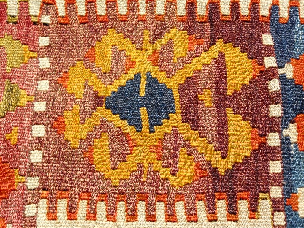 Sammlerteppich Kazak Kelim 390x126 19. Jh. T012