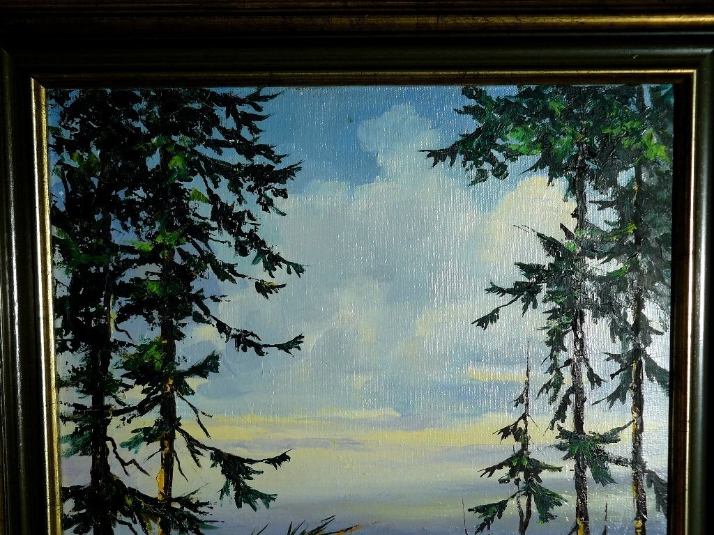 Ölgemälde Hubert Havenith Eifellandschaft B045