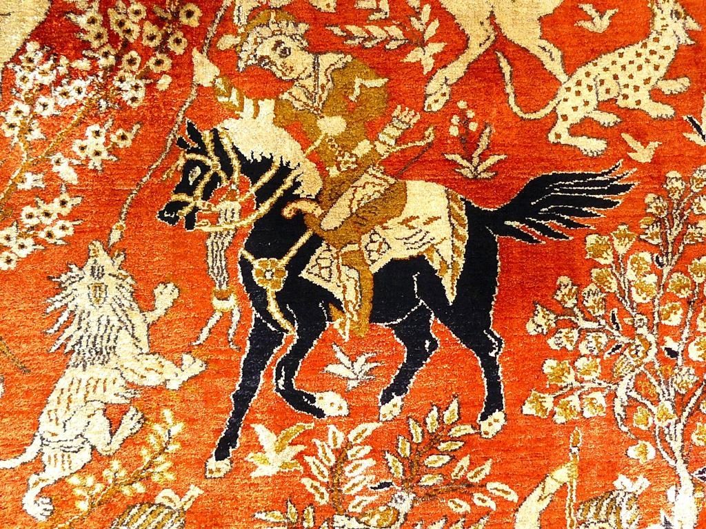 Orientteppich Ghom Seide alt 179x110 TOP. T044