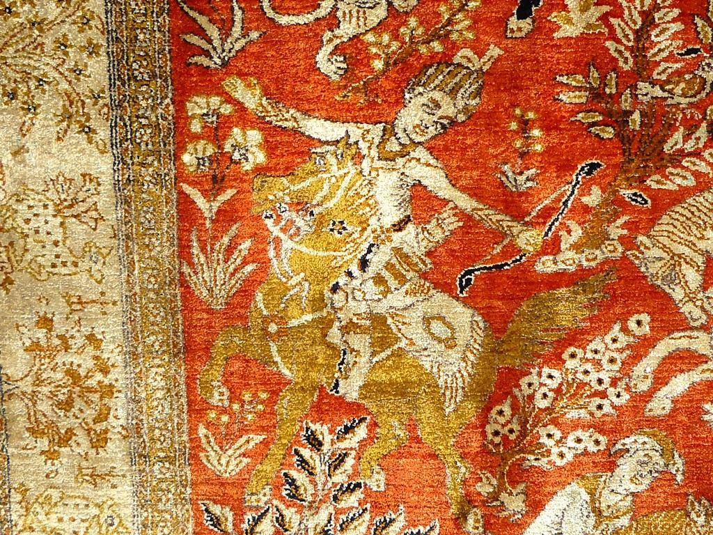 Orientteppich Ghom Seide alt 179x110 TOP. T044