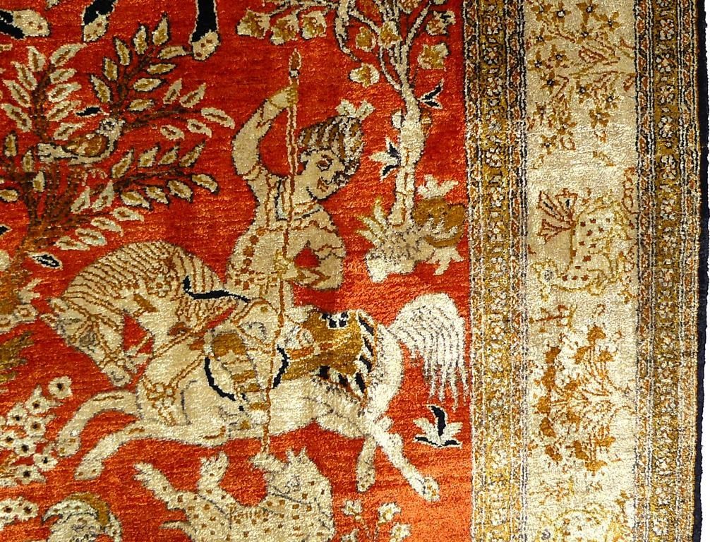 Orientteppich Ghom Seide alt 179x110 TOP. T044