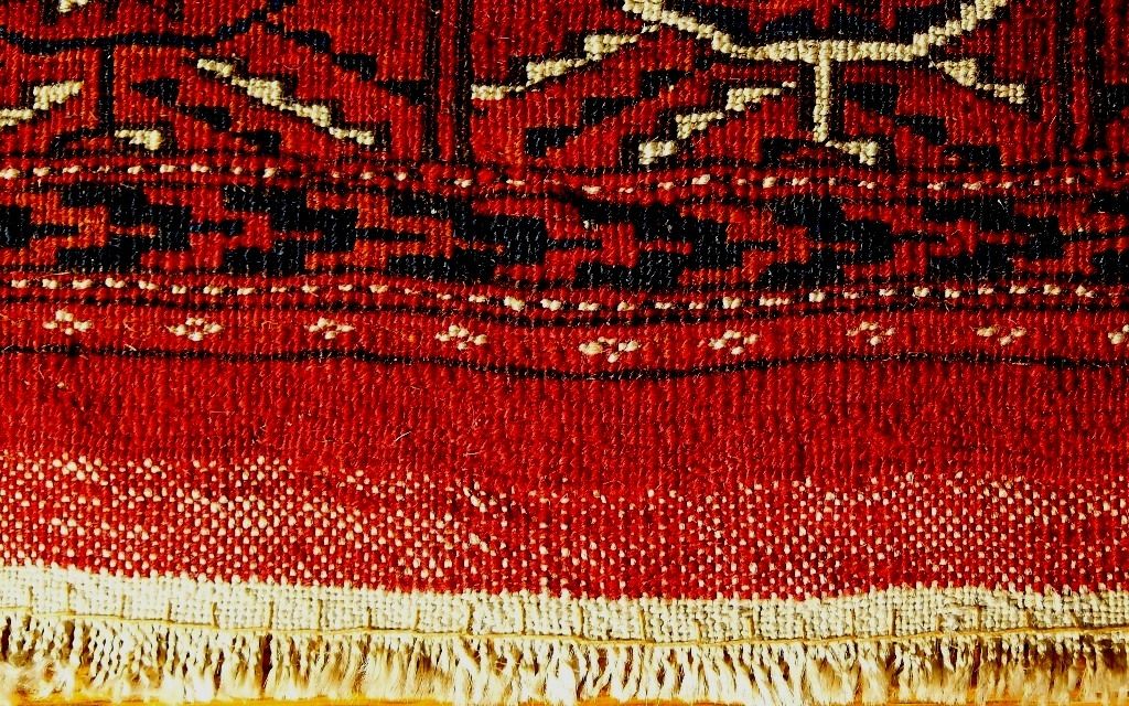 Orientteppich Herdteppich Tekke 19. Jh. T078