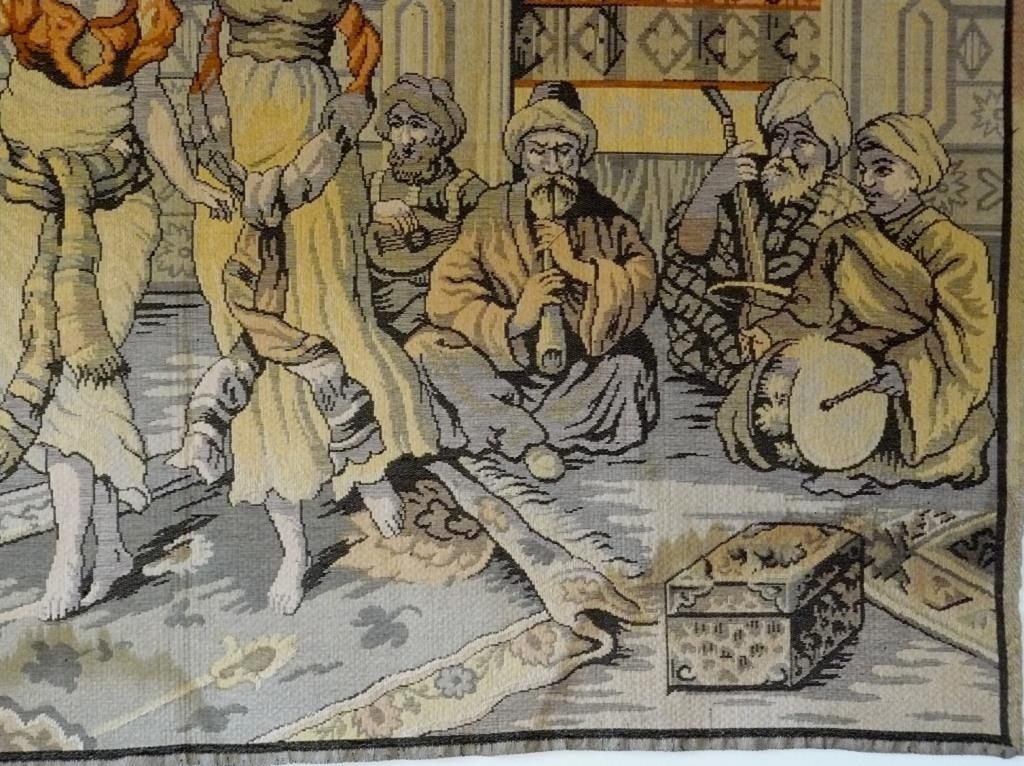 Seltener Gobelin Bildteppich 19. Jh. 175x125. G013