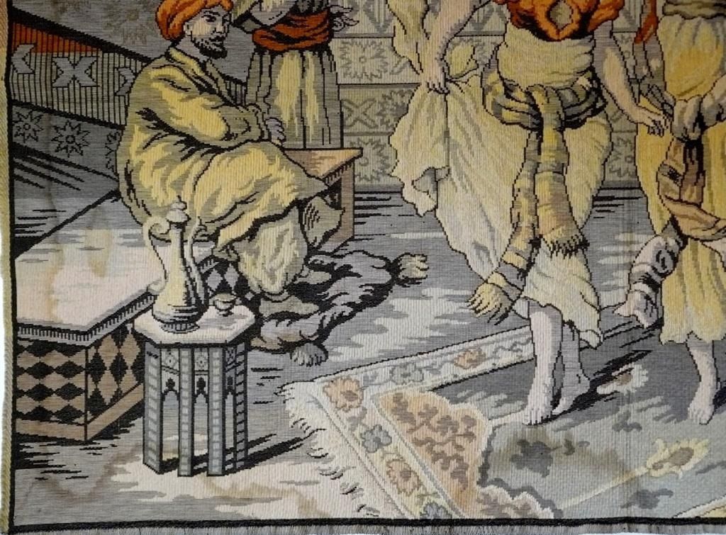 Seltener Gobelin Bildteppich 19. Jh. 175x125. G013