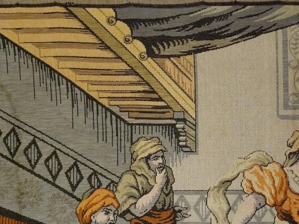 Seltener Gobelin Bildteppich 19. Jh. 175x125. G013