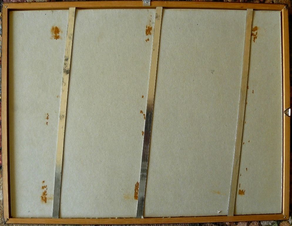 Altpälzer Spinnstube Heinrich Strieffler Grafik 42x32. B088