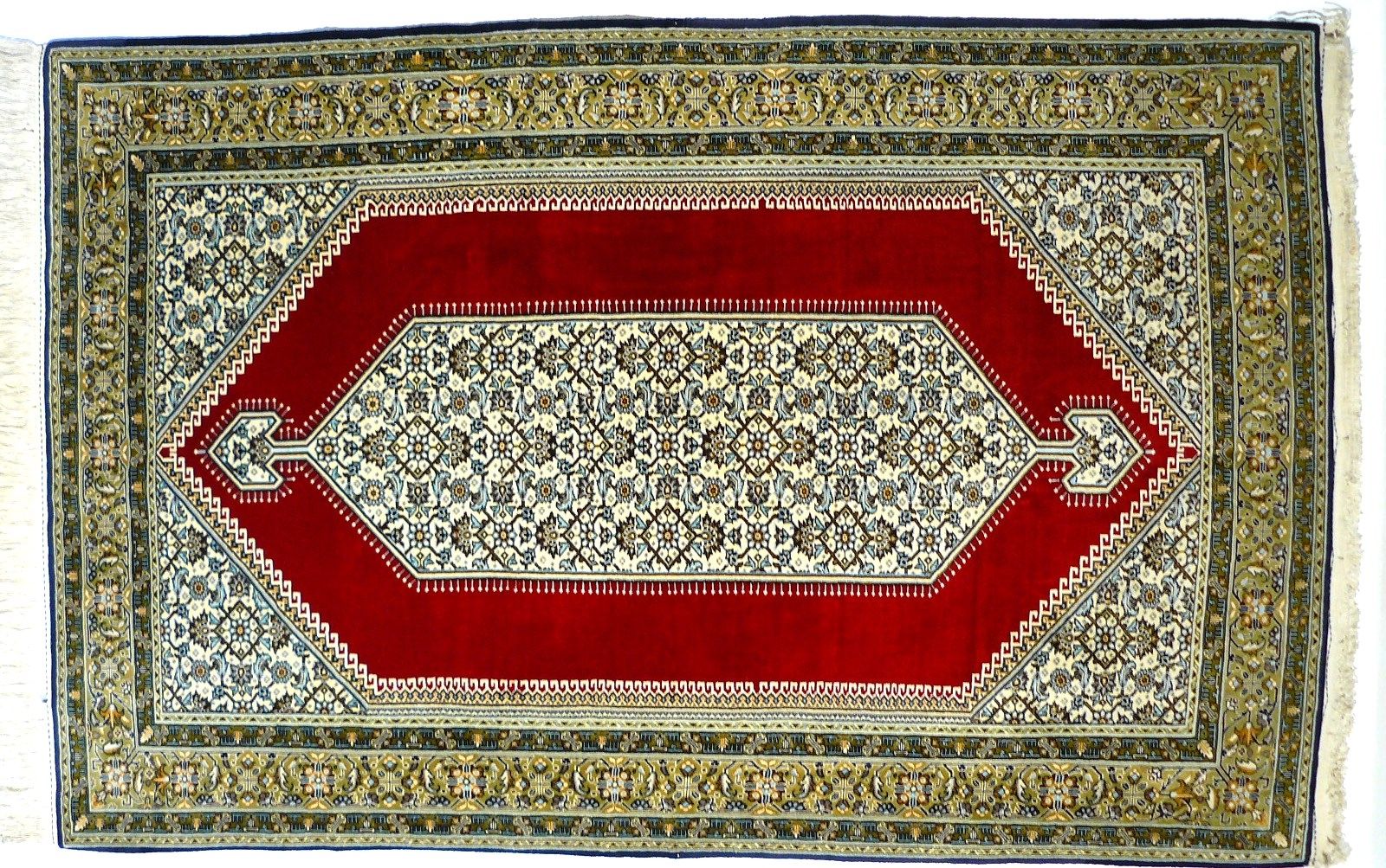 Orientteppich Ghom m. Seide alt 220x138 TOP. T035