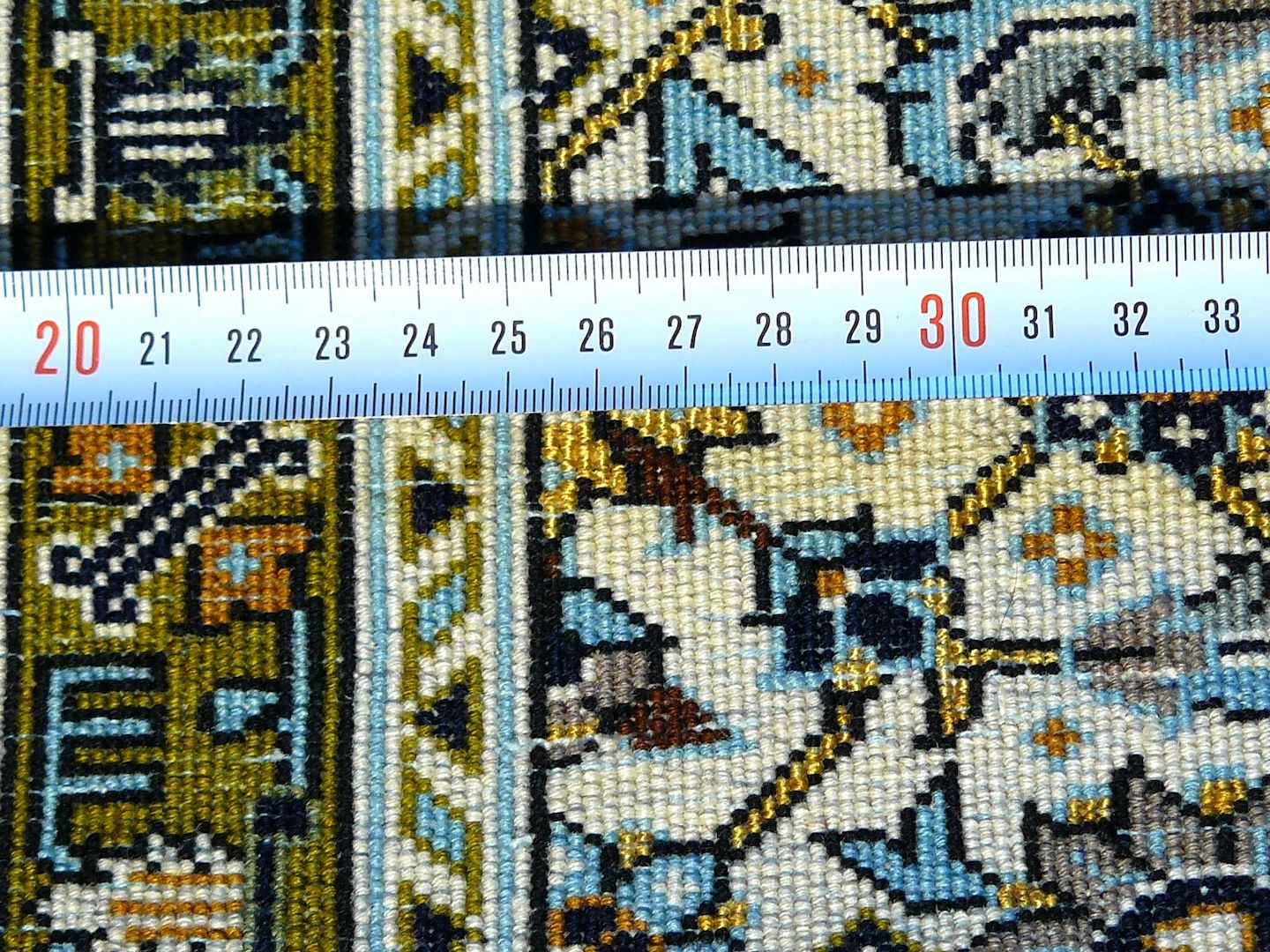 Orientteppich Ghom m. Seide alt 220x138 TOP. T035