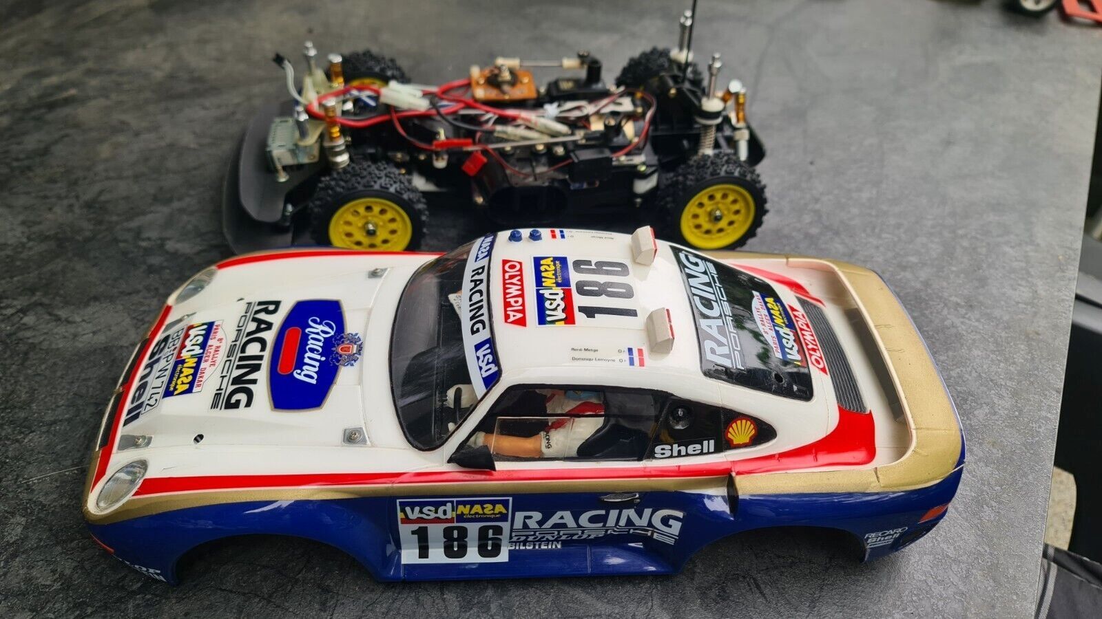 Tamiya RC Porsche 959 Dakar-Winner 1:12
