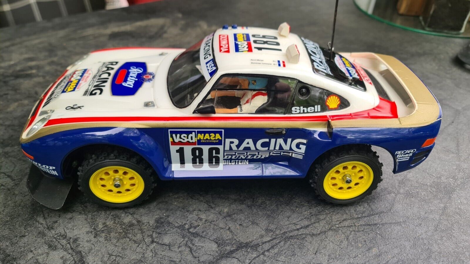Tamiya RC Porsche 959 Dakar-Winner 1:12