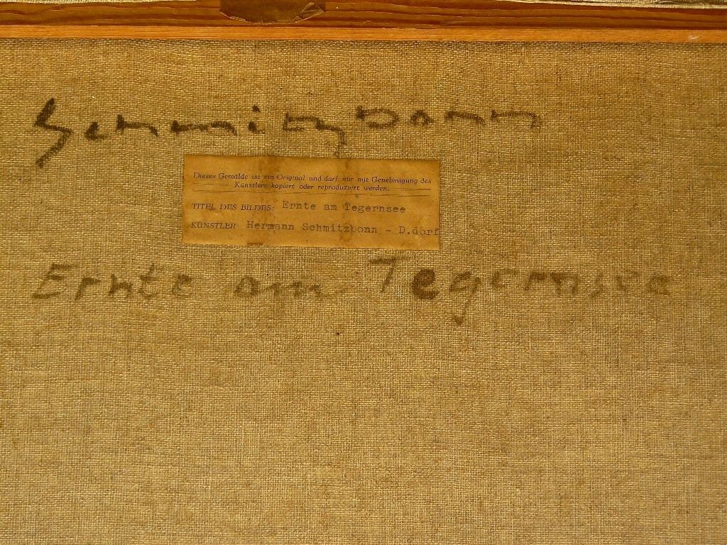 Gemälde Hermann Schmitzbonn 1903-1960. B067