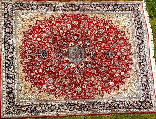 Orientteppich Isfahan gesamt 7,5 Mill. Knoten T061
