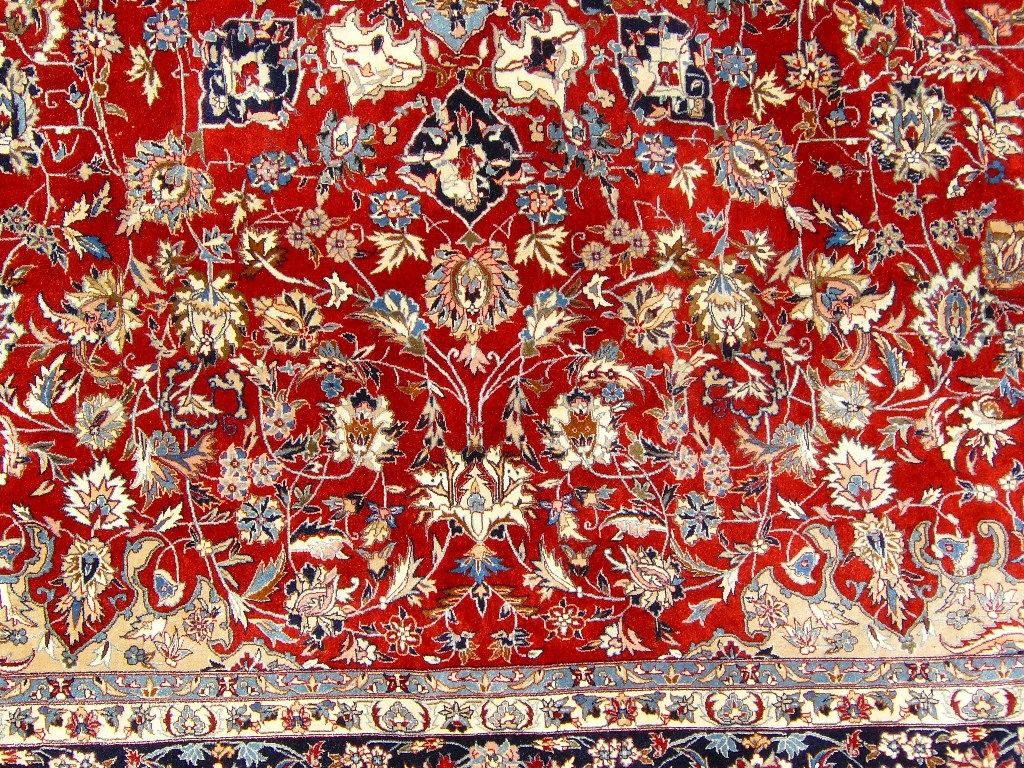 Orientteppich Isfahan gesamt 7,5 Mill. Knoten T061