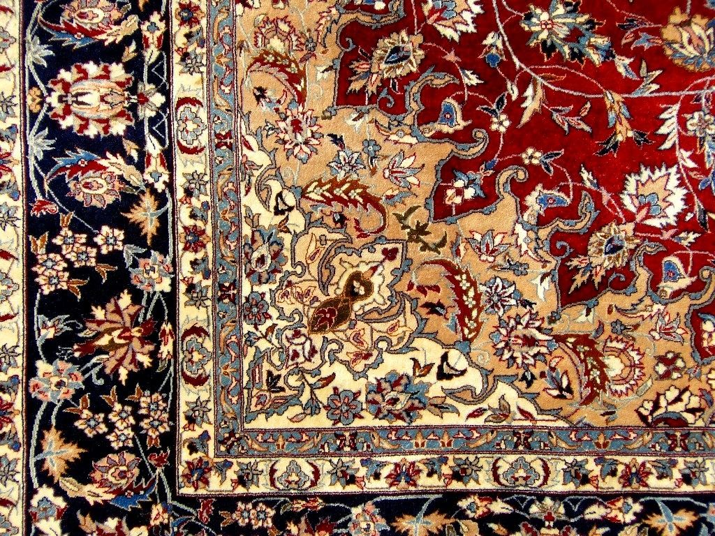 Orientteppich Isfahan gesamt 7,5 Mill. Knoten T061