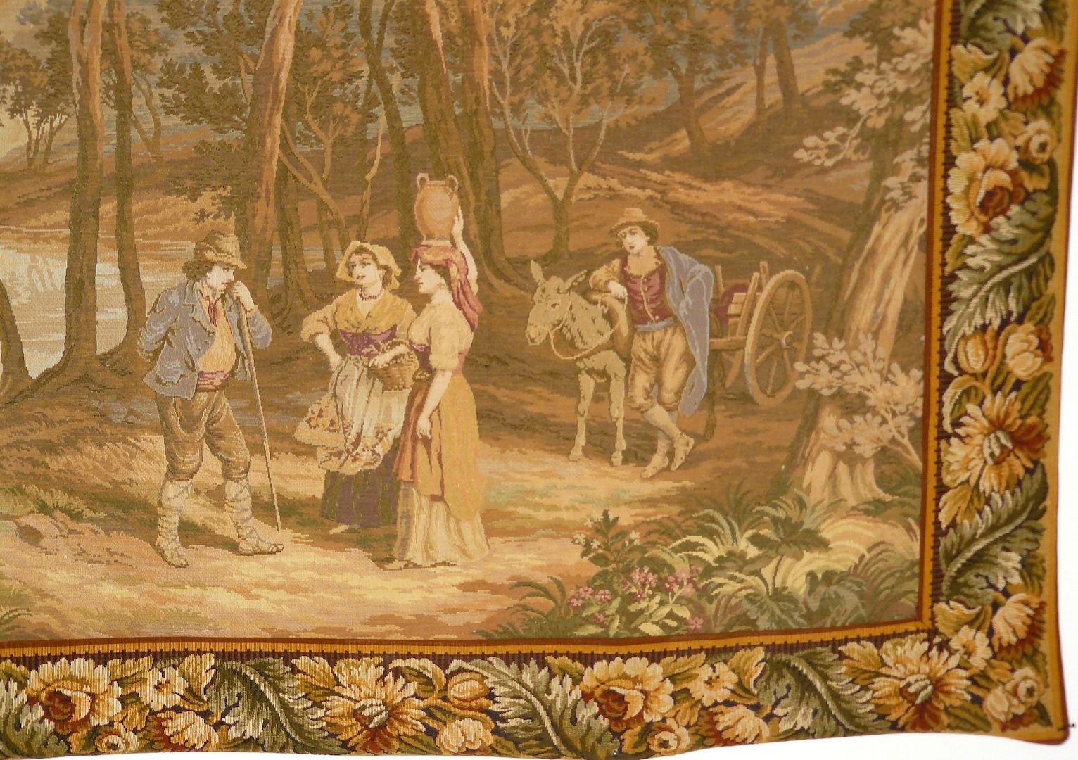 Gobelin Bildteppich antik 172x113. G064