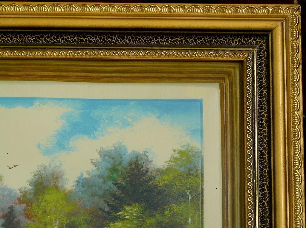 Collage hinter Glas 60x44. B060