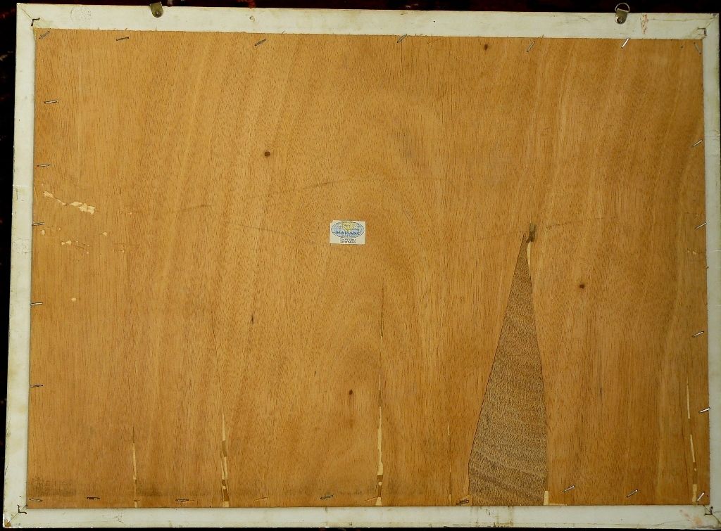 Collage hinter Glas 60x44. B060