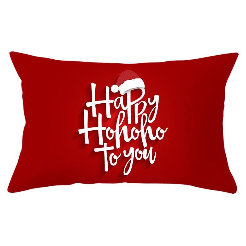 Kissenbezug Weihnachten Santa Claus ho ho ho Design