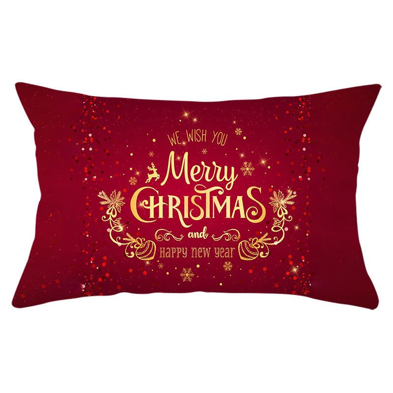 Kissenbezug Weihnachten Santa Claus ho ho ho Design