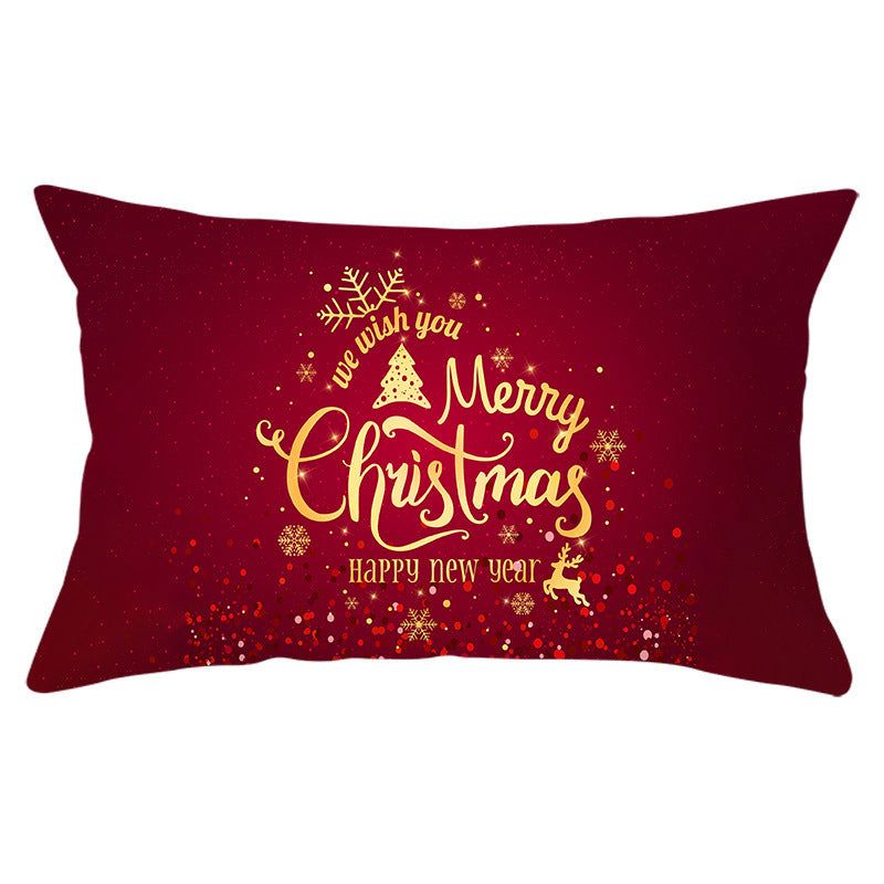 Kissenbezug Weihnachten Santa Claus ho ho ho Design