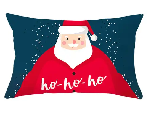 Kissenbezug Weihnachten Santa Claus ho ho ho Design