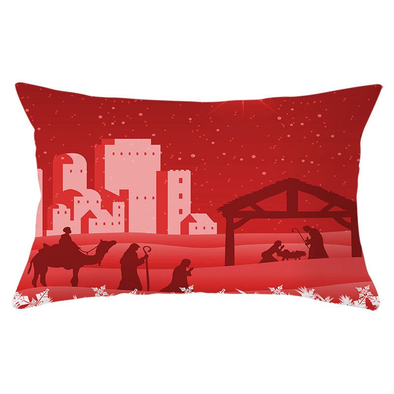 Kissenbezug Weihnachten Santa Claus ho ho ho Design