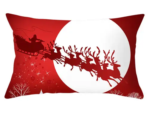 Kissenbezug Weihnachten Santa Claus ho ho ho Design