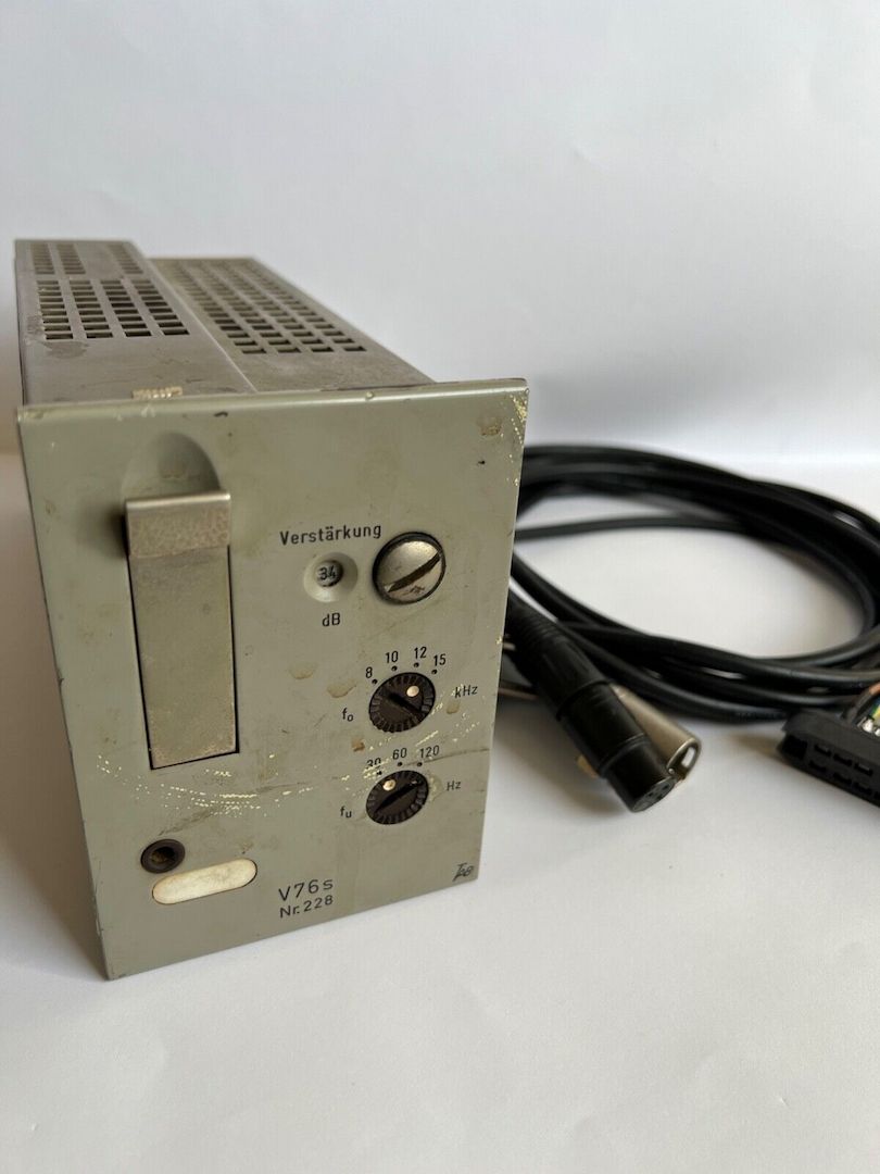 TAB V76s MIKROFONVERSTÄRKER TUBE AMP / PLUG & PLAY