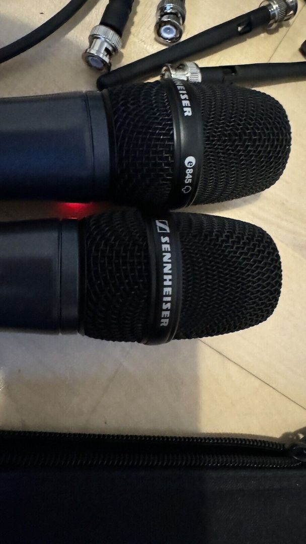 4 x Sennheiser EW G4 Receiver 2x e845 Mikrofon und Sender