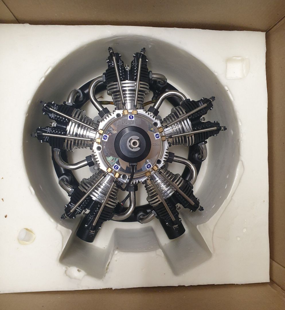 Sternmotor UMS 125/5 Benzin