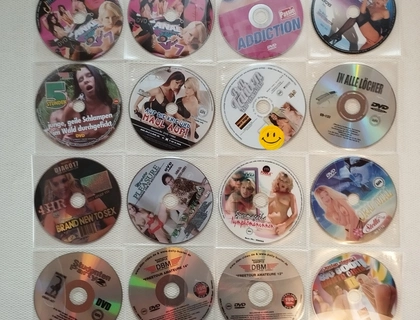 28 Erotik DVD's Sammlung, von privat abzugeben!