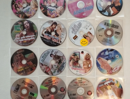 28 Erotik DVD's Sammlung, von privat abzugeben!