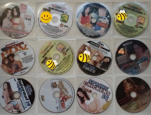 28 Erotik DVD's Sammlung, von privat abzugeben!