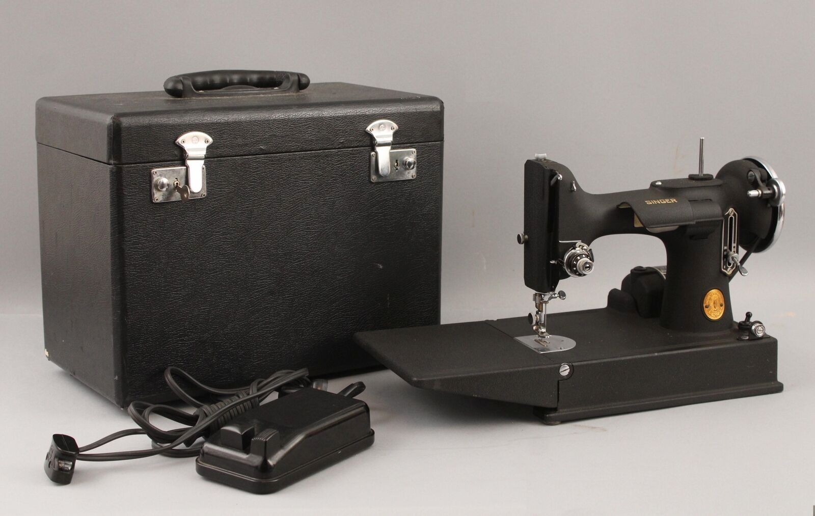 Seltene antike 1939 Singer FRINKLE 221 Nähmaschine Arbeit