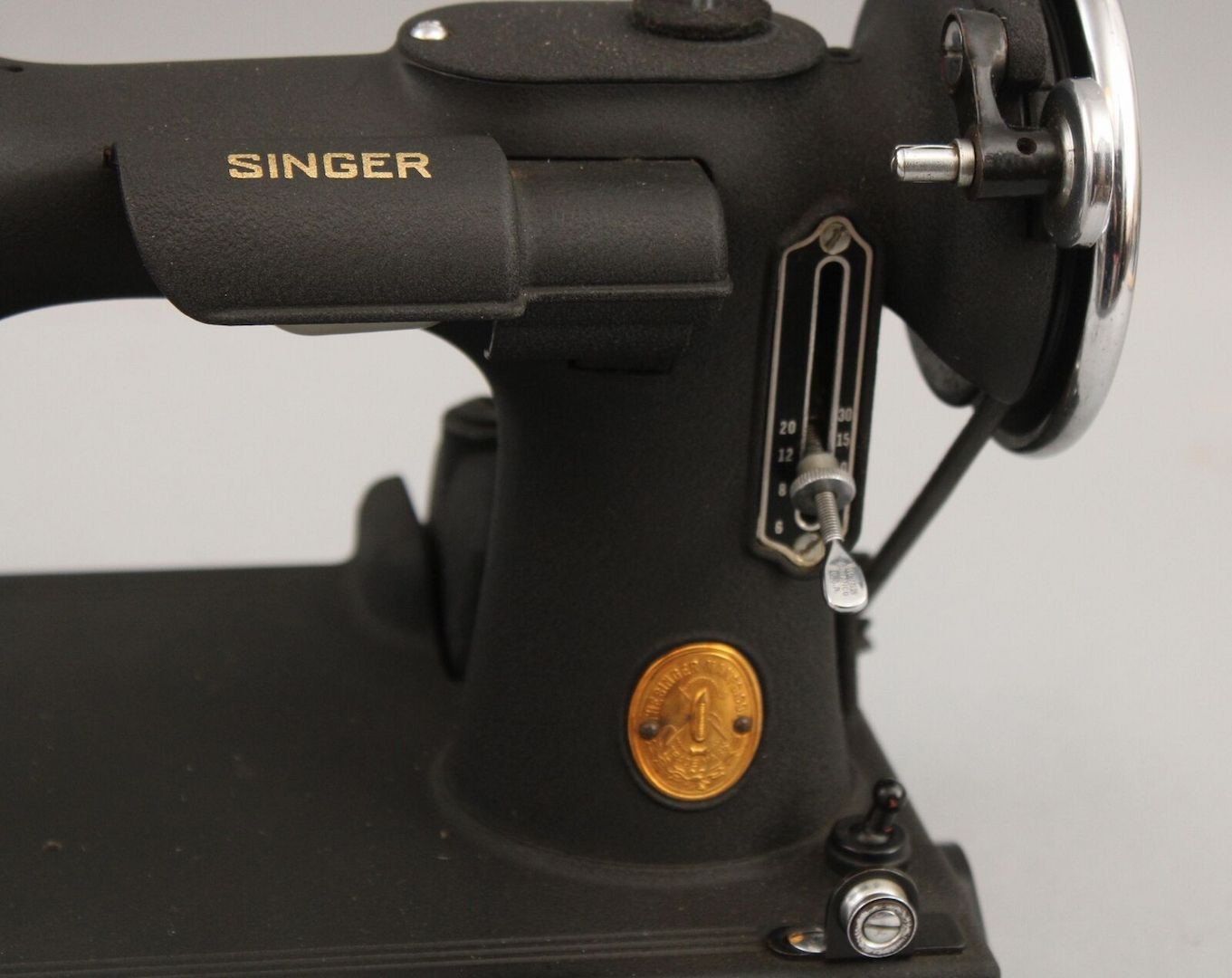 Seltene antike 1939 Singer FRINKLE 221 Nähmaschine Arbeit