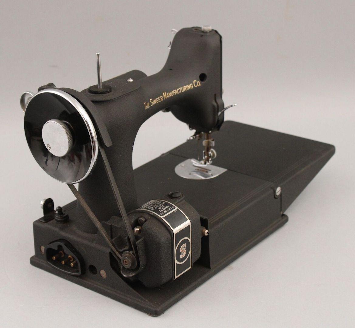 Seltene antike 1939 Singer FRINKLE 221 Nähmaschine Arbeit