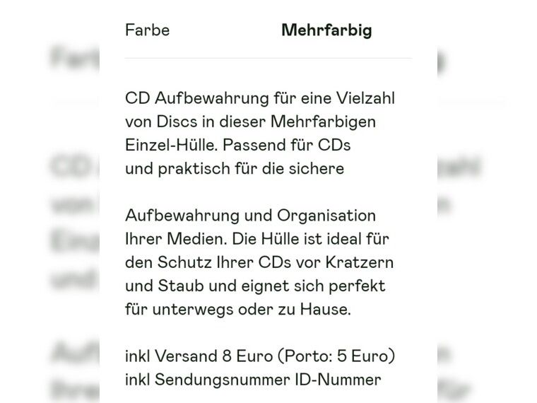 CD Aufbewahrung