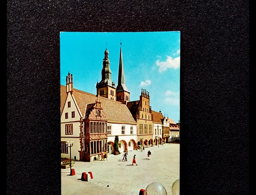 Ansichtskarte-Lemgo-Marktplatz.