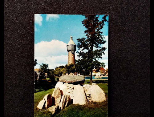 Ansichtskarte-Heide in Holstein-Anlagen Österweide.