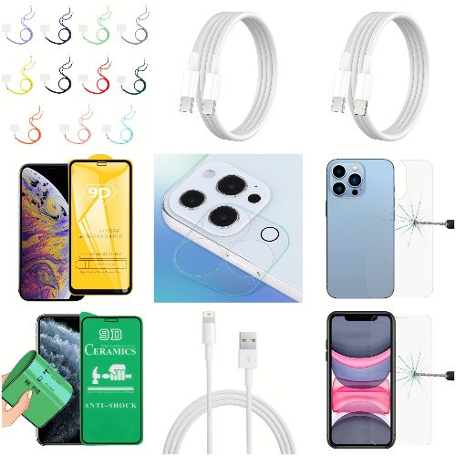 Handyhülle TPU schwarz für iPhone 16 15 14 13 12 11 XS Max X X Xs SE3 SE2 8 7 + passendes Zubehör