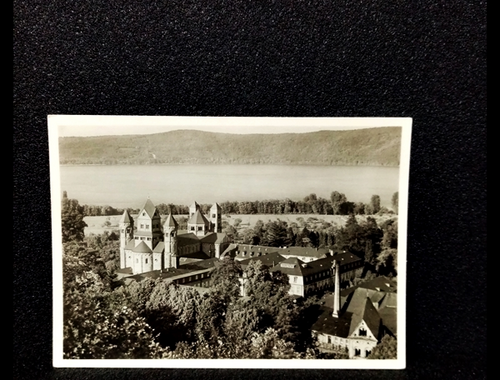 Ansichtskarte-Maria Laach, Basilika und Abtei.