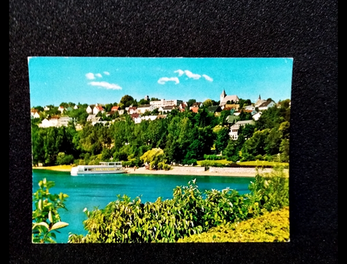 Ansichtskarte-Langenscheid am Sorpesee im Sauerland.