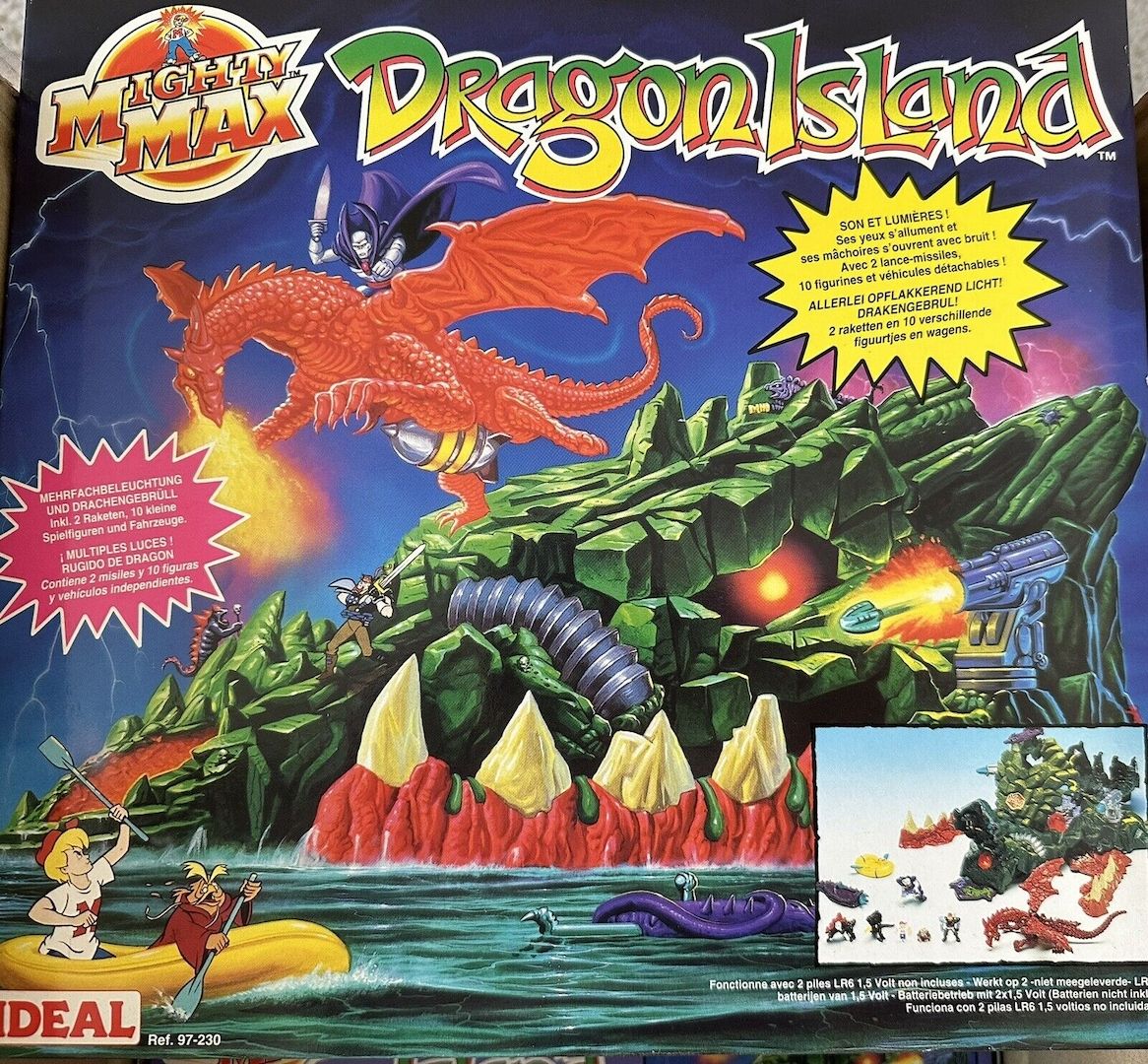Mighty Max Dragon Island New and Rare
