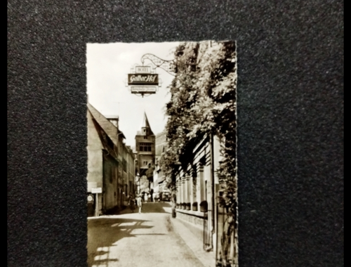 Ansichtskarte-Bacharach am Rhein. Blücherstraße