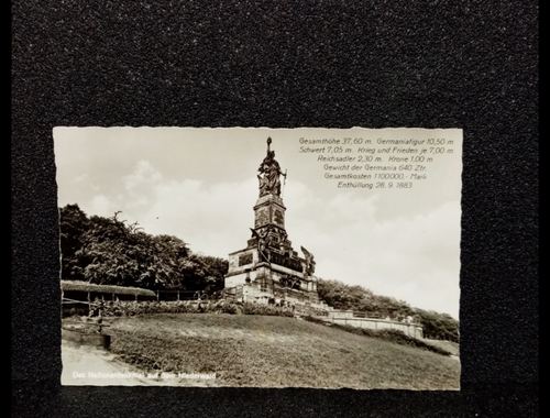 Ansichtskarte-Das Nationaldenmal auf dem Niederwald.