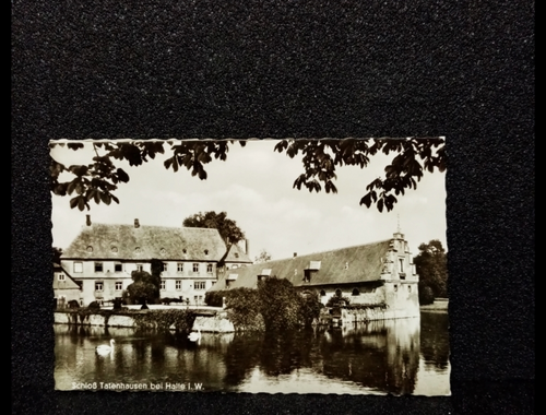 Ansichtskarte-Schloß Tatenhausen bei Halle in Westfalen.