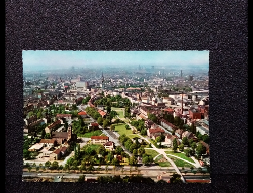 Ansichtskarte-Dortmund, Blick auf die Stadt.