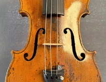 Geige 4/4 Violine Zettel Cesare Candi 1912