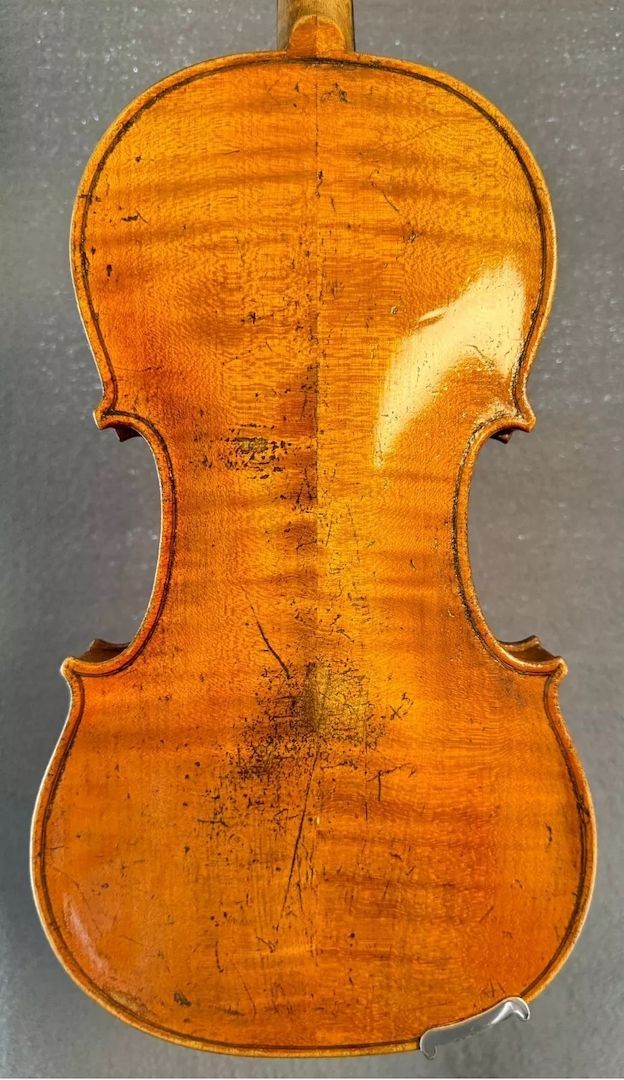 Geige 4/4 Violine Zettel Cesare Candi 1912