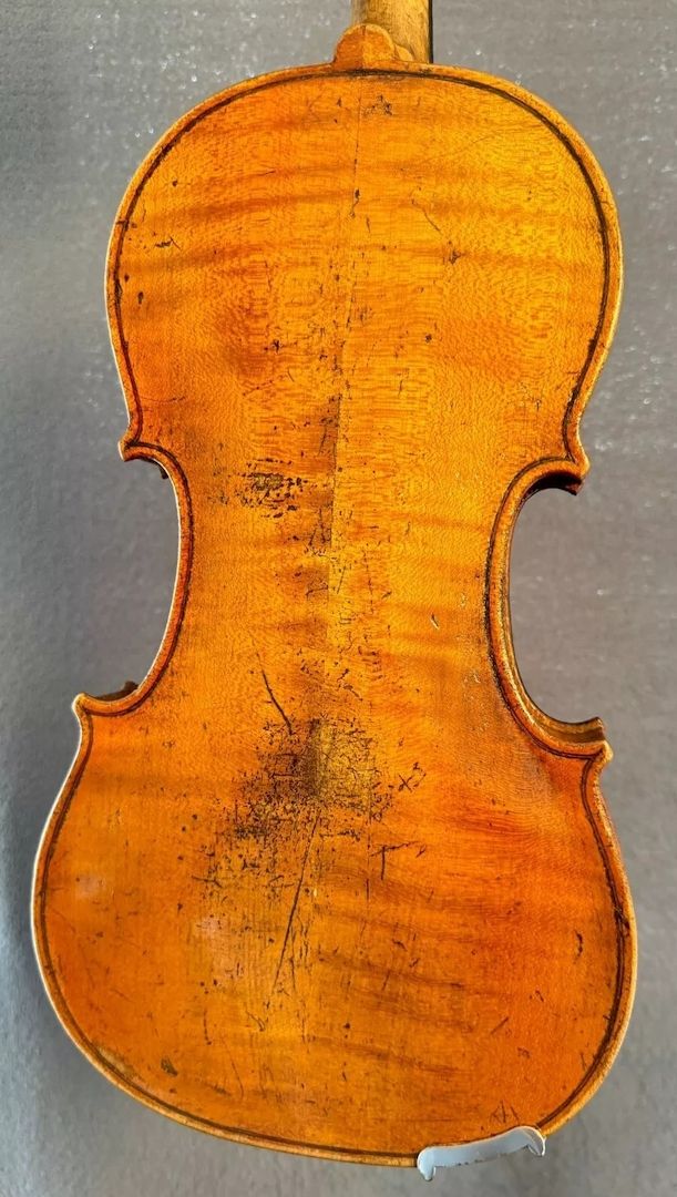 Geige 4/4 Violine Zettel Cesare Candi 1912